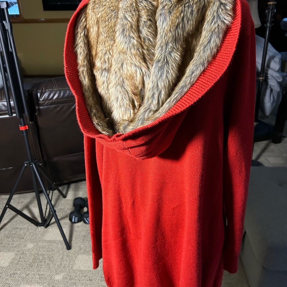 Star Wars Her Universe Queen Amidala Red Open-Front Cardigan - Picture 5 of 9